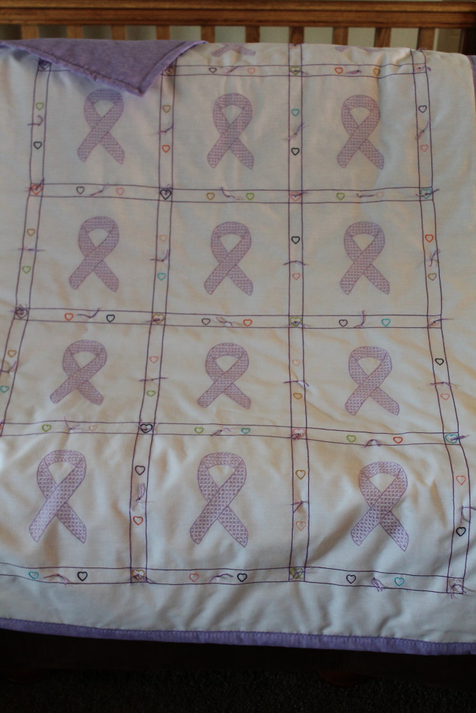 Quilt made and donated by Ann Tuchscherer
